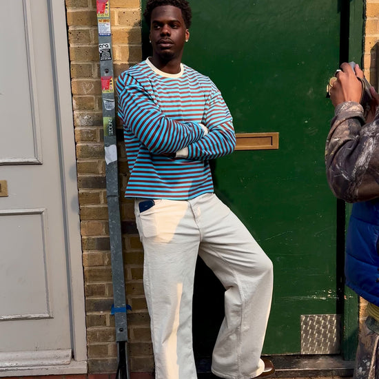 Blue Stripe Long sleeve